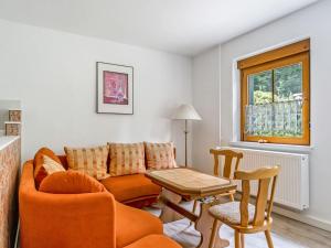 Posezení v ubytování Holiday Home in Jägersgrün with Sauna