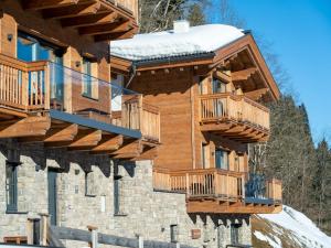 Balkón nebo terasa v ubytování Chalet in Mühlbach near Hochkönig Ski Area