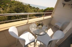 Balkón nebo terasa v ubytování Aura Boutique Hotel