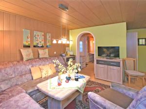 A seating area at Vintage Holiday Home in Trieb with Terrace