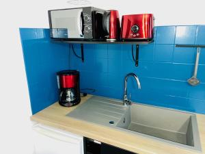 Η κουζίνα ή μικρή κουζίνα στο Appartement Calao