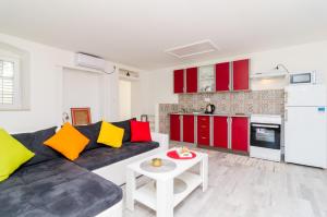 Kuchyň nebo kuchyňský kout v ubytování Apartment Jasmin