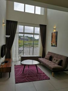 Posezení v ubytování W3WarmStay@GoldenHills/3RPenthouse/WiFi/PasarMalam/2carpark