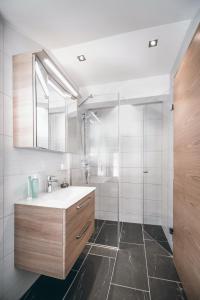 Koupelna v ubytování Gästehaus Sonne