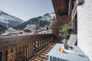 Ein Balkon oder eine Terrasse in der Unterkunft Gästehaus Sonne