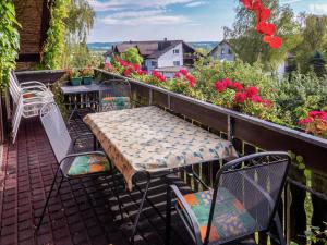 Balkón nebo terasa v ubytování Ferienhaus in Loßburg in der Nähe des Skigebietes