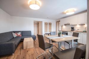 Kuchyň nebo kuchyňský kout v ubytování Gästehaus Sonne