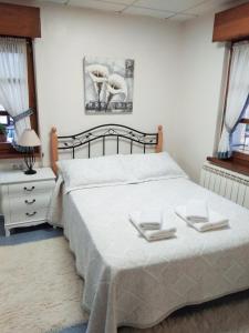 Postel nebo postele na pokoji v ubytování Apartamento Valle del Güeña