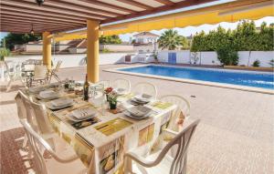 The swimming pool at or close to Lovely Home In Aguilas With House Sea View