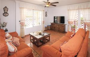 A seating area at Lovely Home In Aguilas With House Sea View