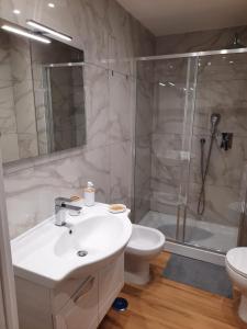 A bathroom at O Vascetiello