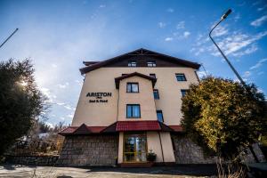 Budova, kde se aparthotel nachází