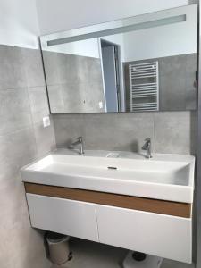 Koupelna v ubytování Superbe appartement T3 face mer baie Ajaccio + 17 fotografií