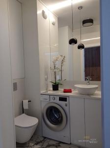 Kúpeľňa v ubytovaní Apartament Amber - AZW Gdańsk