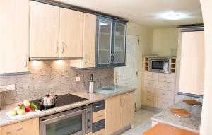 Kuchyň nebo kuchyňský kout v ubytování 3 Bedroom Amazing Home In Orihuela