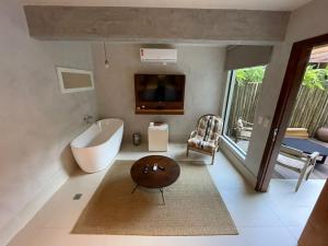 Um banheiro em Hiu Hotel
