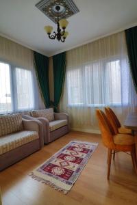 Posezení v ubytování Stone Home Apart