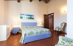 Katil atau katil-katil dalam bilik di Stunning Home In Chiusi