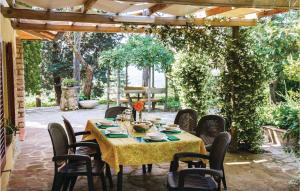 A garden outside Villa Caterina