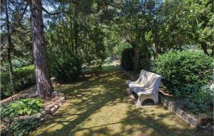 A garden outside Villa Caterina