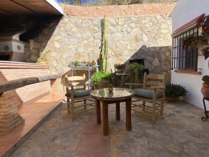 Patio alebo iná vonkajšia časť ubytovania Casa el saladillo