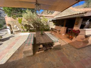 Patio alebo iná vonkajšia časť ubytovania Casa el saladillo