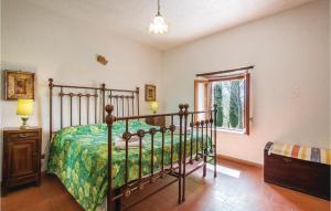 a bedroom with a bed and a window at Piedimonte in Terni