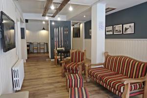 Χώρος καθιστικού στο Hotel Nordico