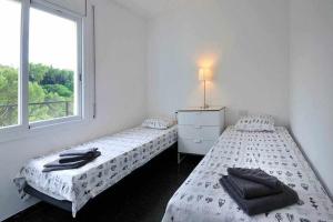 Posteľ alebo postele v izbe v ubytovaní Apartamento con increíbles vistas y terraza