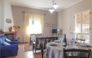 Televízia a/alebo spoločenská miestnosť v ubytovaní Casa Anna Maria