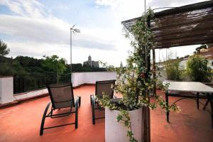 Balkón alebo terasa v ubytovaní Apartamento con increíbles vistas y terraza