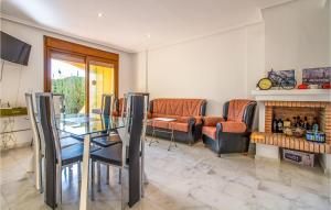 A seating area at Lovely Apartment In Algorfa With Wifi