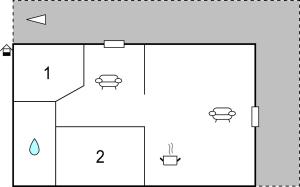 Plán poschodí v ubytovaní Casa Delle Querce
