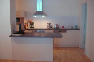 Kitchen o kitchenette sa Eva 5 by SMR Rauris Apartments - inc Spa and National Summercard - near Gondola