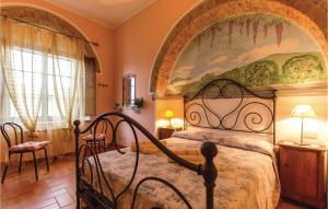 A bed or beds in a room at Monterufoli Giulia 6G