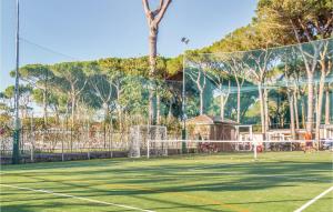 Una cancha de tenis con una red encima en Marina 3, en Lido di Spina