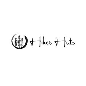 Naktsmītnes The Hiker Huts logotips vai norāde