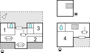 The floor plan of Awesome Home In Gradoli