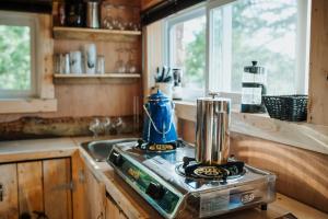 Η κουζίνα ή μικρή κουζίνα στο Entre Lemoine et l'arbre