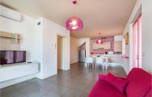 A kitchen or kitchenette at Nice Apartment In Puegnago Sul Garda