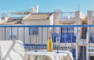 A balcony or terrace at Beautiful Apartment In Torrevieja