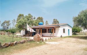 Bygningen som feriehuset ligger i