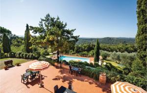 A view of the pool at Lucca or nearby