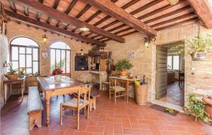 A seating area at La Capannina