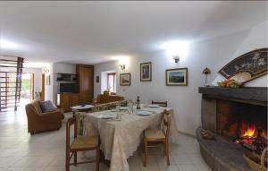 A seating area at Casa Fiorini