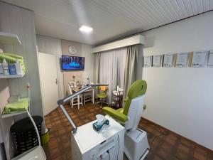 TV a/nebo společenská místnost v ubytování Strandnest Büsum