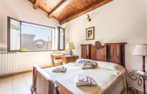 Ένα ή περισσότερα κρεβάτια σε δωμάτιο στο Casa Olivella