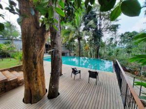 Bazén v ubytování Willow Resorts Wayanad nebo v jeho okolí