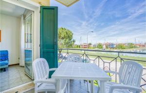 Balkón nebo terasa v ubytování Albatros