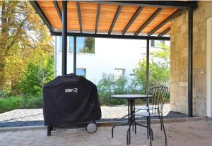 Posezení v ubytování Ferienwohnung stadtnah mit Weinbergblick
